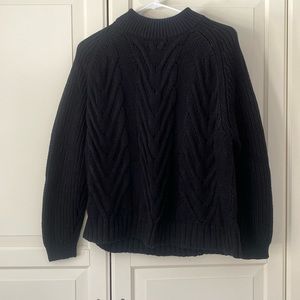 Jcrew cotton cableknit sweater